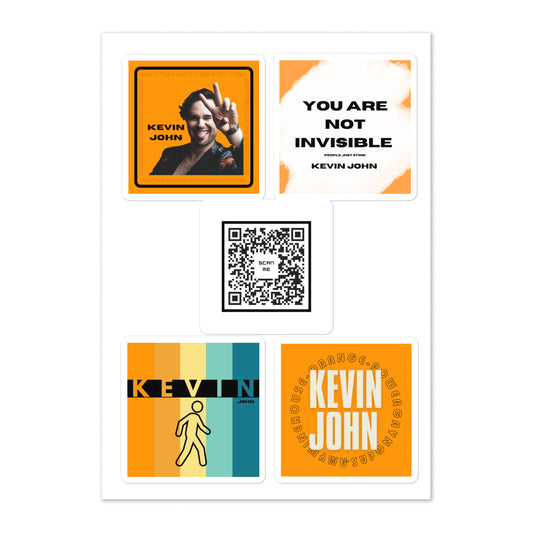 “Kevin John” Sticker sheet