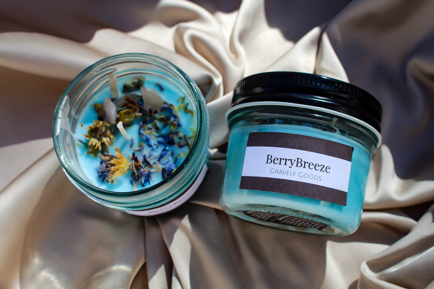 Berry Breeze Crystal Candle by Gravely Goods