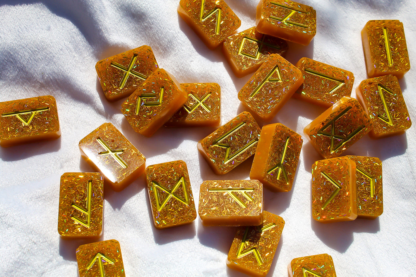 24-Piece Set of Resin Runes by Gravely Goods